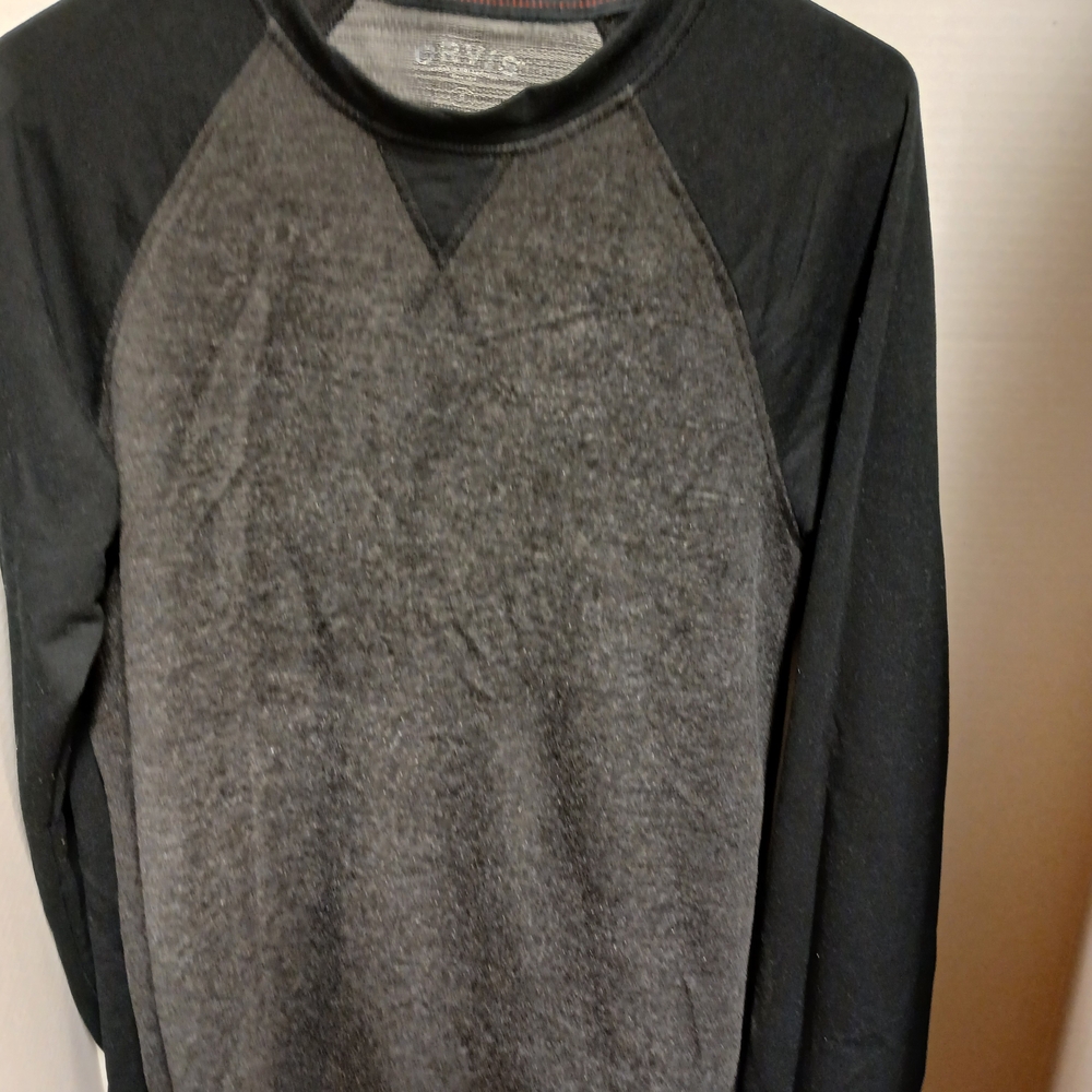 Orvis Black and Gray Men's Long Sleeve Shirt